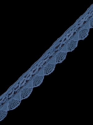 Blue Crochet Chenille Trim – 1.5″ Blue Crochet Chenille Trim – 1.5″