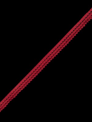 European Fiery Coral Two Row Mini Pom Pom Trim European Fiery Coral Two Row Mini Pom Pom Trim