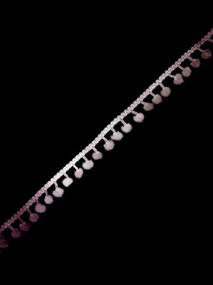 Mauve Ombre Pom Pom Trim – 0.375″ Mauve Ombre Pom Pom Trim – 0.375″