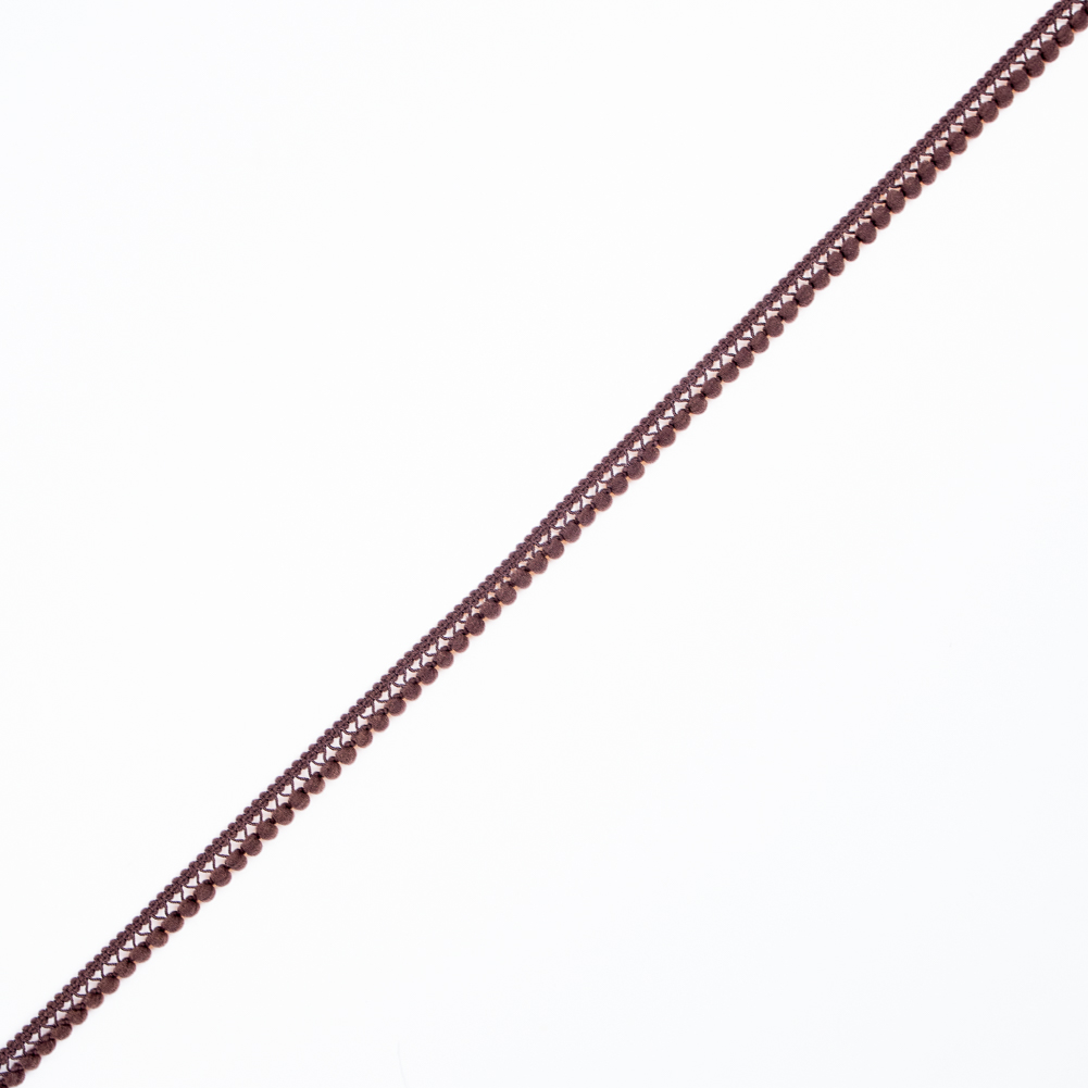 European Brown Single Row Mini Pom Pom Trim European Brown Single Row Mini Pom Pom Trim