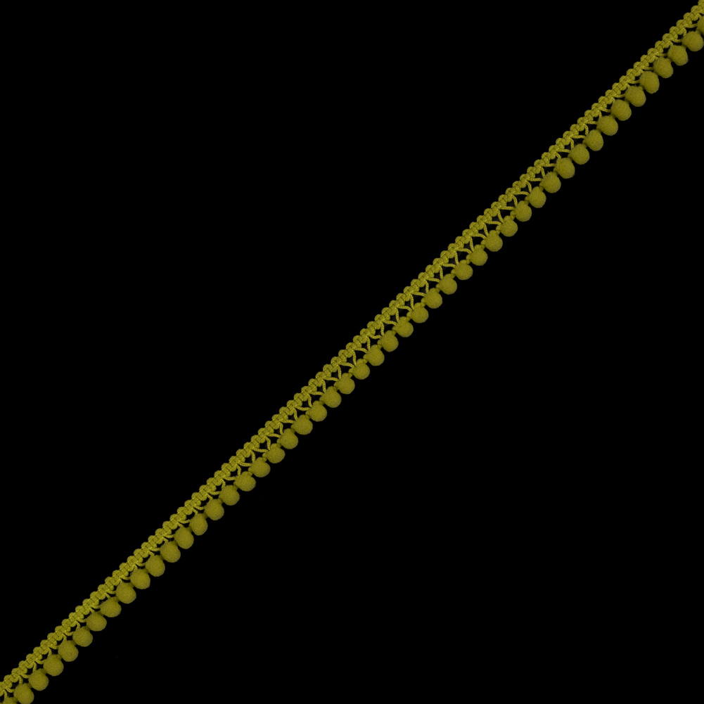 European Chartreuse Single Row Mini Pom Pom Trim European Chartreuse Single Row Mini Pom Pom Trim