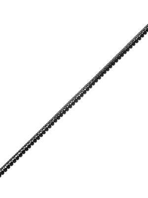 European Black Single Row Mini Pom Pom Trim European Black Single Row Mini Pom Pom Trim