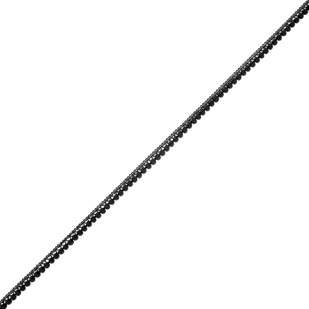 European Black Single Row Mini Pom Pom Trim European Black Single Row Mini Pom Pom Trim