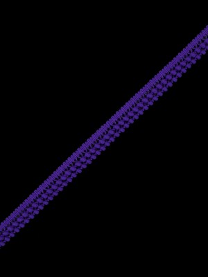 Purple Two Row Mini Pom Pom Trim Purple Two Row Mini Pom Pom Trim