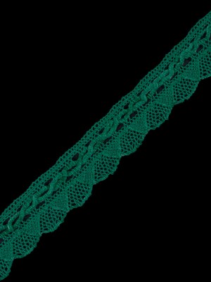 Bright Green Crochet Chenille Trim – 1.5″ Bright Green Crochet Chenille Trim – 1.5″