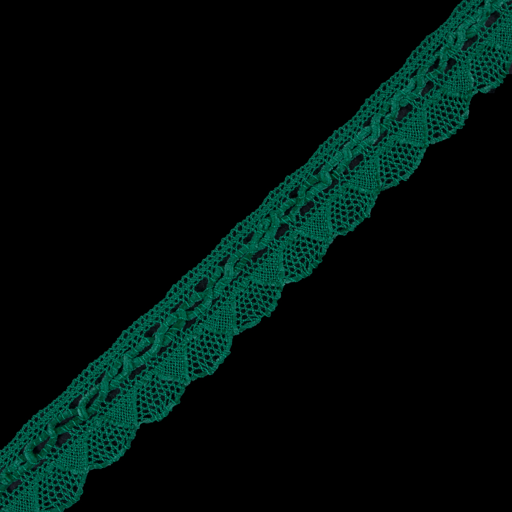 Bright Green Crochet Chenille Trim – 1.5″ Bright Green Crochet Chenille Trim – 1.5″