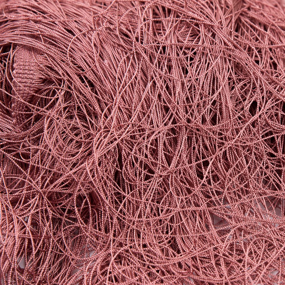 Dusty Rose European Chainette Fringe Trim - 40"