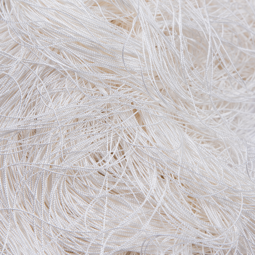 Ivory European Chainette Fringe Trim - 40"