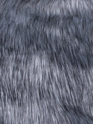 Black and White Long Haired Faux Fur Black and White Long Haired Faux Fur
