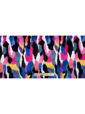 Vibrant Multicolored Faux Fur Vibrant Multicolored Faux Fur
