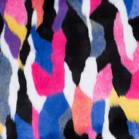 Vibrant Multicolored Faux Fur Vibrant Multicolored Faux Fur