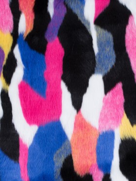 Vibrant Multicolored Faux Fur Vibrant Multicolored Faux Fur