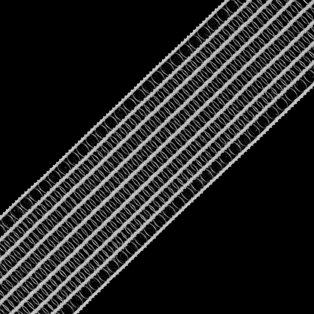 White Nylon Elastic Trim - 1.125"