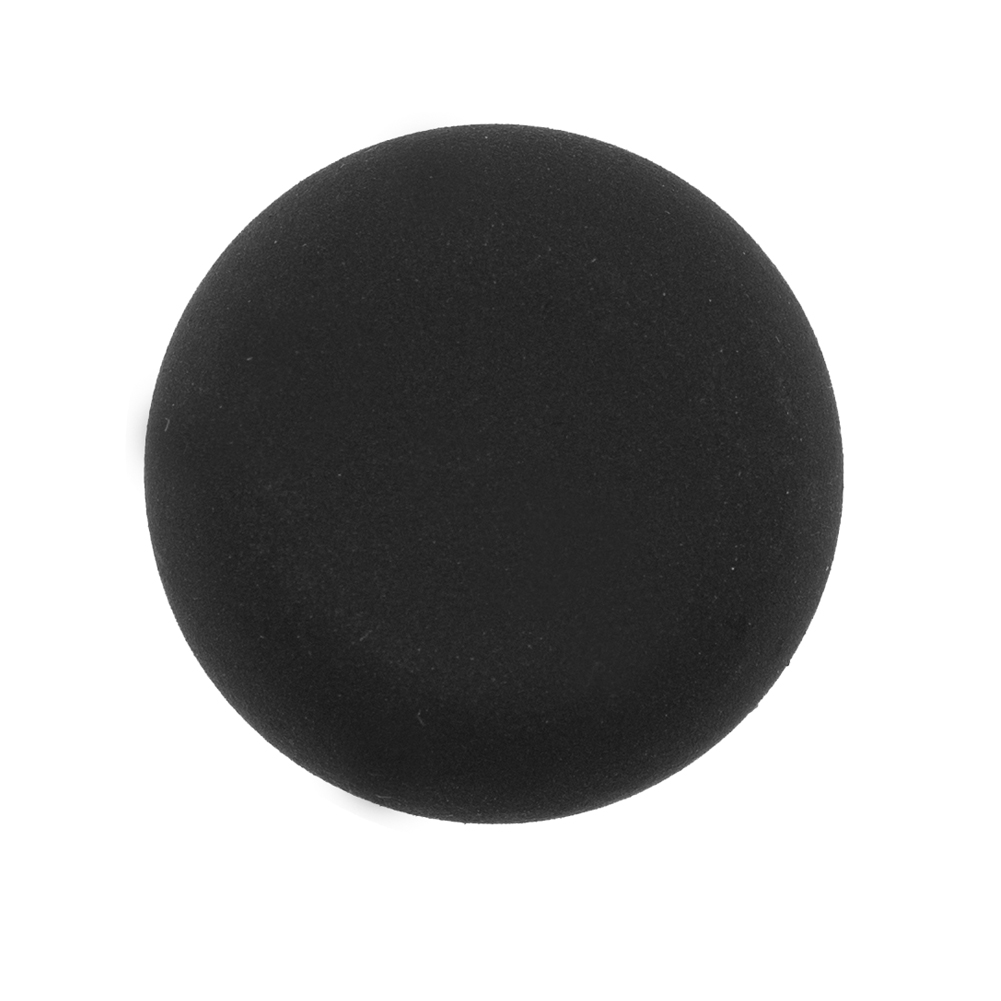 Italian Matte Black Domed Plastic Button – 44L/28mm Italian Matte Black Domed Plastic Button – 44L/28mm