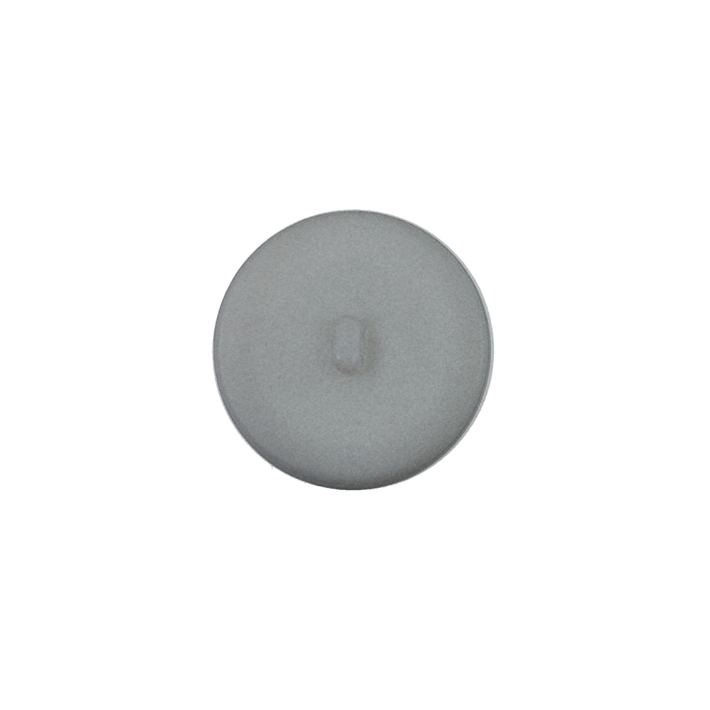 Italian Matte Light Gray Domed Plastic Button – 24L/15mm Italian Matte Light Gray Domed Plastic Button – 24L/15mm
