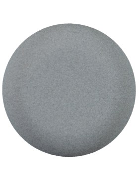 Italian Matte Light Gray Domed Plastic Button – 44L/28mm Italian Matte Light Gray Domed Plastic Button – 44L/28mm