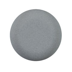 Italian Matte Light Gray Domed Plastic Button – 44L/28mm Italian Matte Light Gray Domed Plastic Button – 44L/28mm