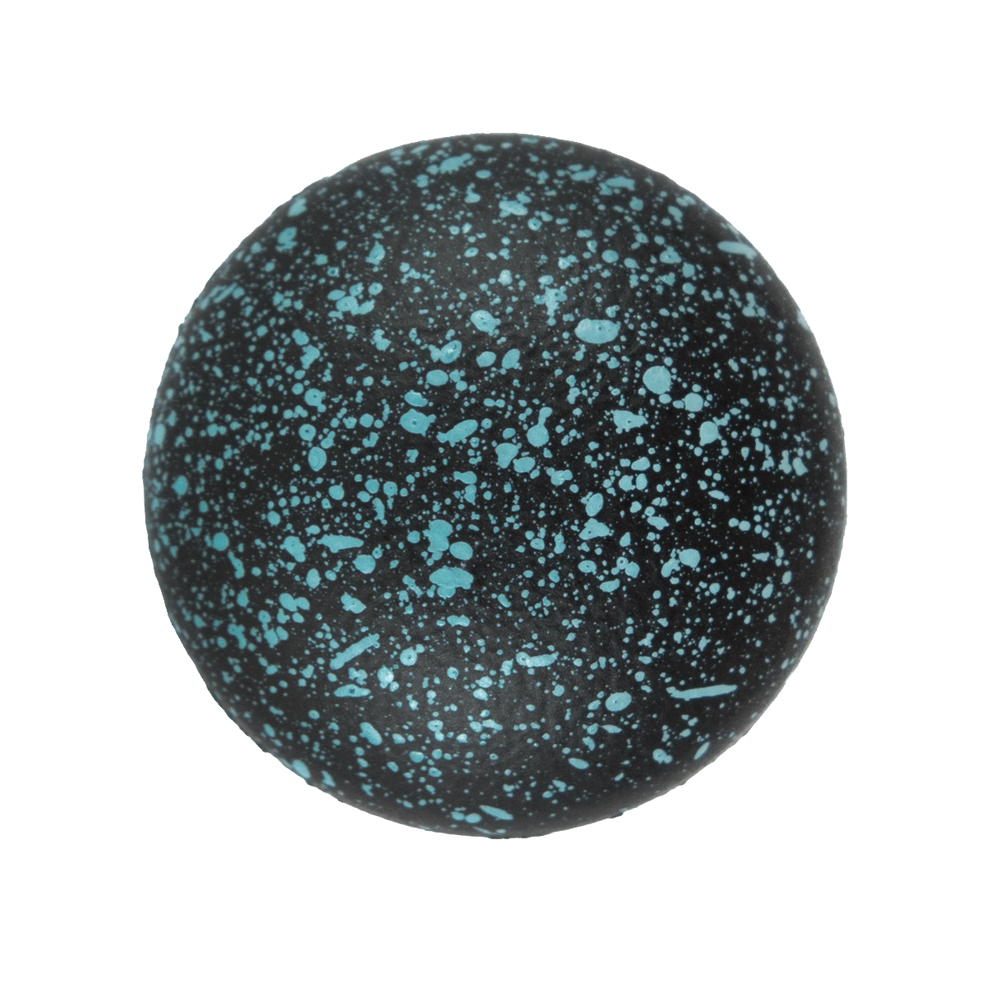 Italian Black and Sky Blue Speckled Plastic Button – 44L/28mm Italian Black and Sky Blue Speckled Plastic Button – 44L/28mm