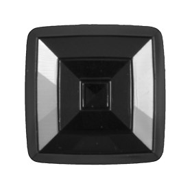 Italian Black Square Plastic Button – 48L/30.5mm Italian Black Square Plastic Button – 48L/30.5mm