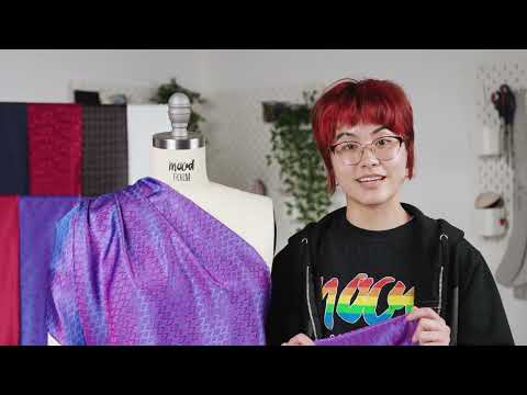 Red and Purple Bi-Color Floral Jacquard Lining Red and Purple Bi-Color Floral Jacquard Lining