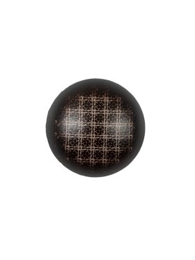 Italian Brown Checkered Plastic Button – 24L/15mm Italian Brown Checkered Plastic Button – 24L/15mm