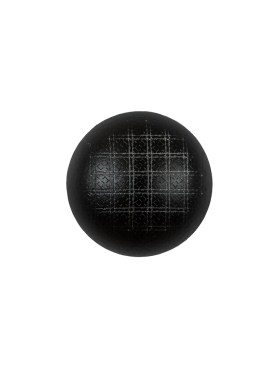 Italian Black Checkered Plastic Button – 24L/15mm Italian Black Checkered Plastic Button – 24L/15mm