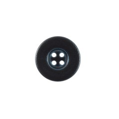 Italian Navy 4-Hole Plastic Button – 24L/15mm Italian Navy 4-Hole Plastic Button – 24L/15mm