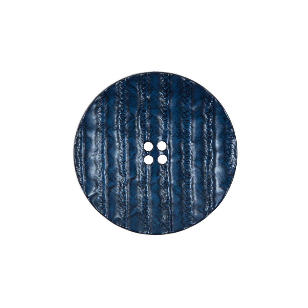 Italian Navy Textured 4-Hole Button – 36L/23mm Italian Navy Textured 4-Hole Button – 36L/23mm