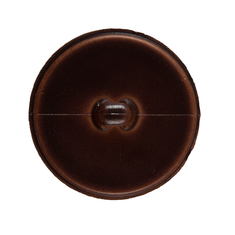Italian Dark Brown Faux Leather Plastic Button – 48L/30.5mm Italian Dark Brown Faux Leather Plastic Button – 48L/30.5mm