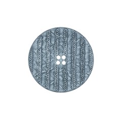 Italian Light Blue Textured 4-Hole Button – 36L/23mm Italian Light Blue Textured 4-Hole Button – 36L/23mm