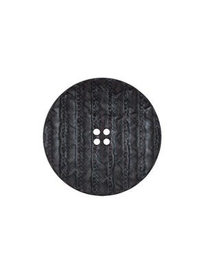 Italian Black Textured 4-Hole Button – 28L/18mm Italian Black Textured 4-Hole Button – 28L/18mm