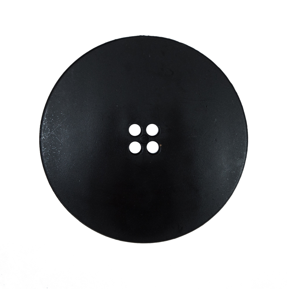 Italian Black Textured 4-Hole Button – 44L/28mm Italian Black Textured 4-Hole Button – 44L/28mm