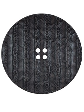 Italian Black Textured 4-Hole Button – 44L/28mm Italian Black Textured 4-Hole Button – 44L/28mm