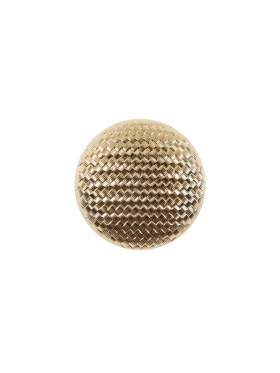 Italian Gold Basketwoven Shank Back Plastic Button – 20L/12.5mm Italian Gold Basketwoven Shank Back Plastic Button – 20L/12.5mm