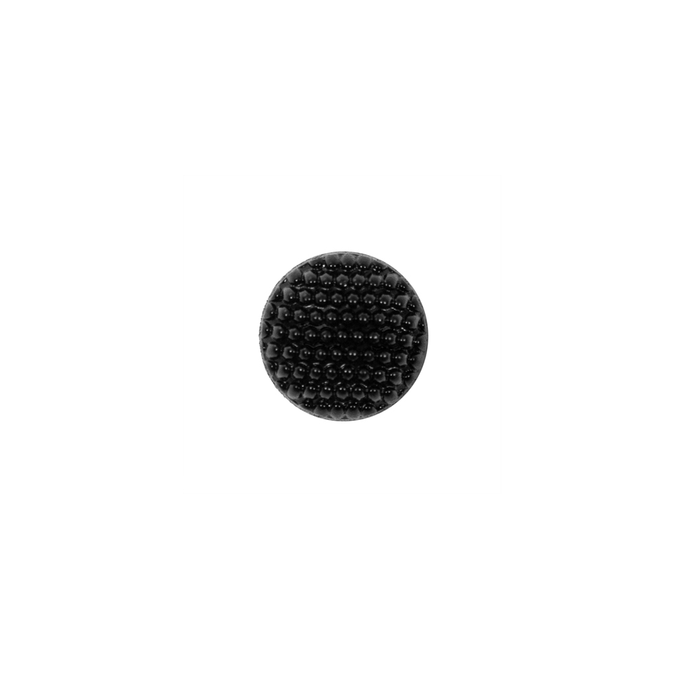 Italian Black Textured Plastic Button – 16L/10mm Italian Black Textured Plastic Button – 16L/10mm