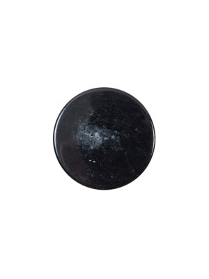 Italian Black Glossy Plastic Button – 24L/15mm Italian Black Glossy Plastic Button – 24L/15mm