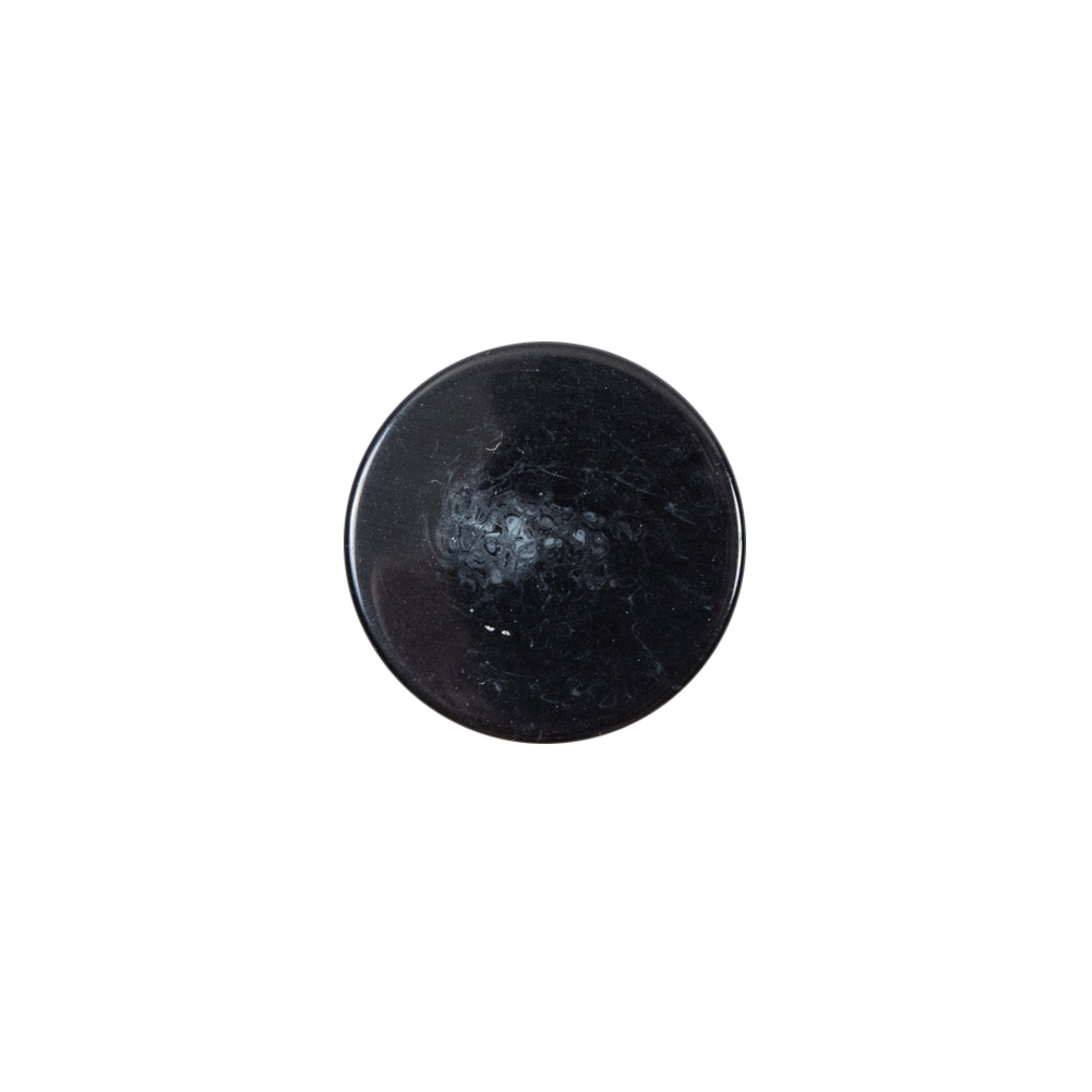 Italian Black Glossy Plastic Button – 24L/15mm Italian Black Glossy Plastic Button – 24L/15mm