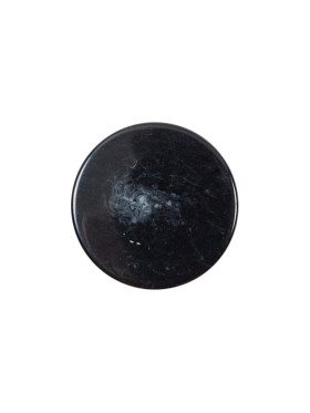 Italian Black Glossy Plastic Button – 28L/18mm Italian Black Glossy Plastic Button – 28L/18mm