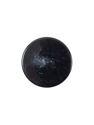 Italian Black Glossy Plastic Button – 28L/18mm Italian Black Glossy Plastic Button – 28L/18mm