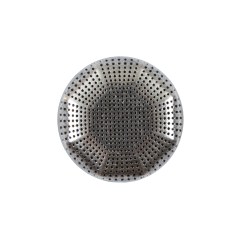 Italian Silver Zamac Perforated Metal Button – 36L/23mm Italian Silver Zamac Perforated Metal Button – 36L/23mm