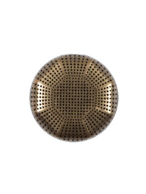 Italian Gold Perforated Metal Button – 32L/20mm Italian Gold Perforated Metal Button – 32L/20mm