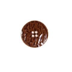 Italian Toffee Brown Textured Button – 24L/15mm Italian Toffee Brown Textured Button – 24L/15mm