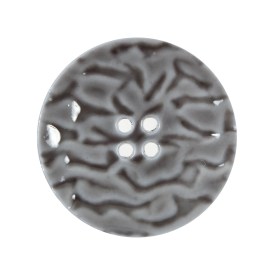 Italian Gray Textured Button – 44L/28mm Italian Gray Textured Button – 44L/28mm
