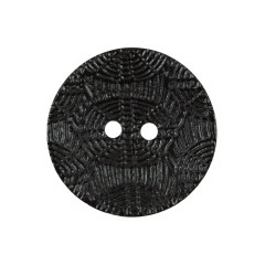Italian Black Etched Coconut Button – 40L/25.5mm Italian Black Etched Coconut Button – 40L/25.5mm