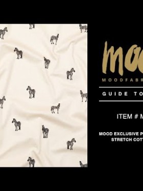 Stretch Cotton Sateen – White Zebras – Passing Interest Print – Mood Exclusive Kenko Collection Stretch Cotton Sateen – White Zebras – Passing Interest Print – Mood Exclusive Kenko Collection