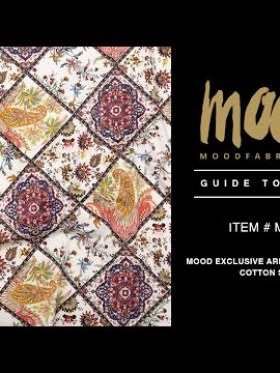 Stretch Cotton Sateen – Floral Patchwork – Ardent Love Print – Mood Exclusive Kenko Collection Stretch Cotton Sateen – Floral Patchwork – Ardent Love Print – Mood Exclusive Kenko Collection