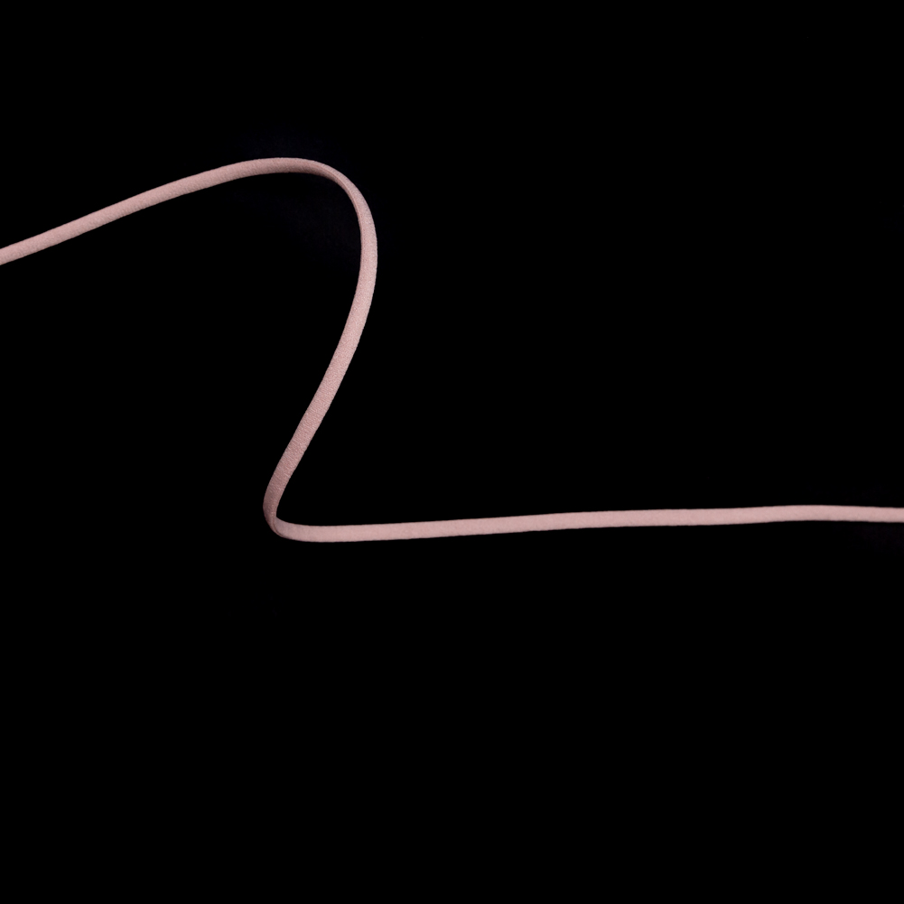 Italian Light Blush Tubular Elastic Cord – 0.125″ Italian Light Blush Tubular Elastic Cord – 0.125″