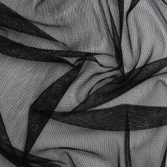 Silk Tulle – Black Silk Tulle – Black