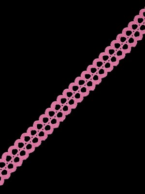 Pink European Crochet Trim – 0.75″ Pink European Crochet Trim – 0.75″