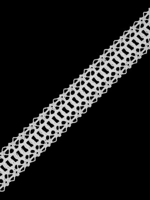 White European Crochet Trim – 1.25″ White European Crochet Trim – 1.25″